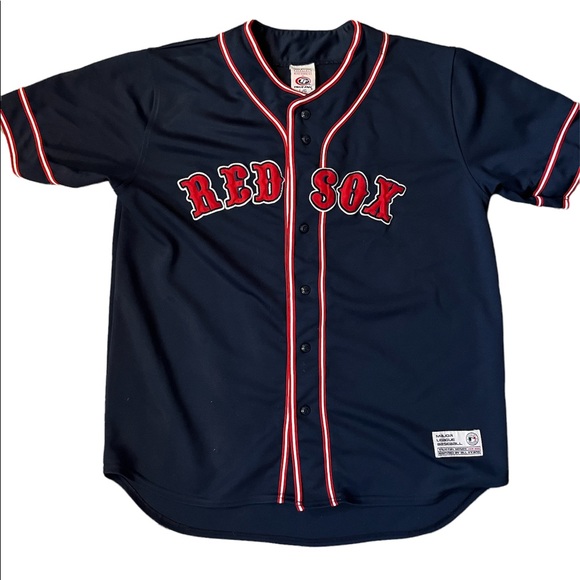 Vintage Boston Red Sox MLB Jersey True Fan Size L - Picture 1 of 5